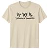 Different Is Beautiful Butterfly TShirt Quote Slogan Graphic Tee