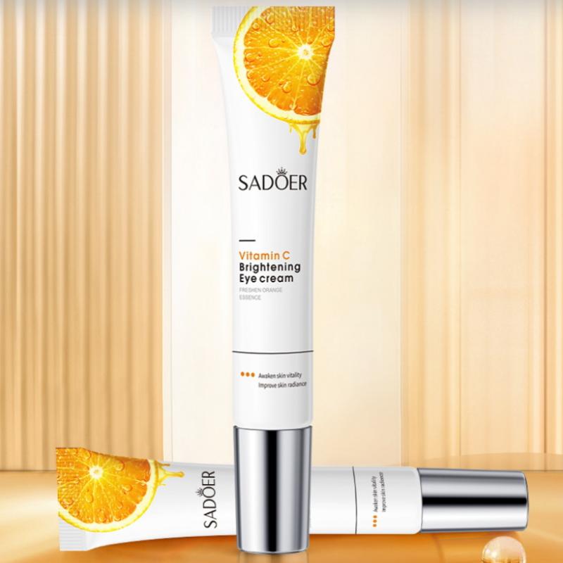 

Sadoer 20G Vitamin C Eye Cream Firming Moisturizing Brightening Anti Dark Circles Eye Bags Anti-Puffiness Beauty Eyes Skin Care