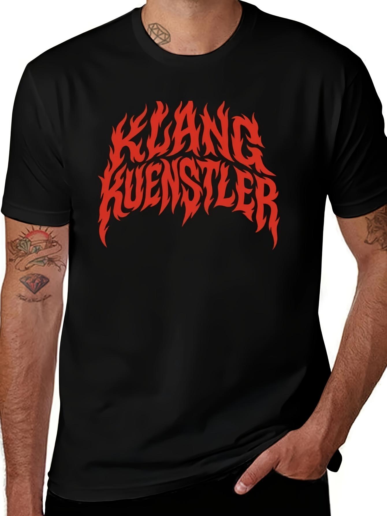 T-Shirt y2k Klangkuenstler Schranz Big & Black/Red S