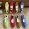 Fashion Spring Summer Fashion Buckle Strap Women Mary Janes Flats Shoes Female Shallow Footwear Round Toe Ladies Ballet Flats Shoes