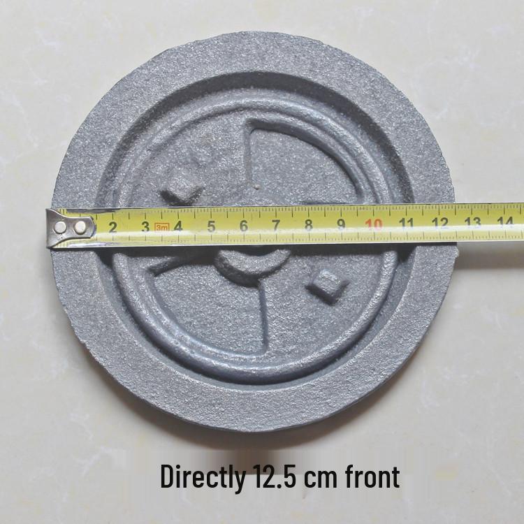 Cast Iron Stove Smoldering and Sealing Cover with Rotating Core Adjustment