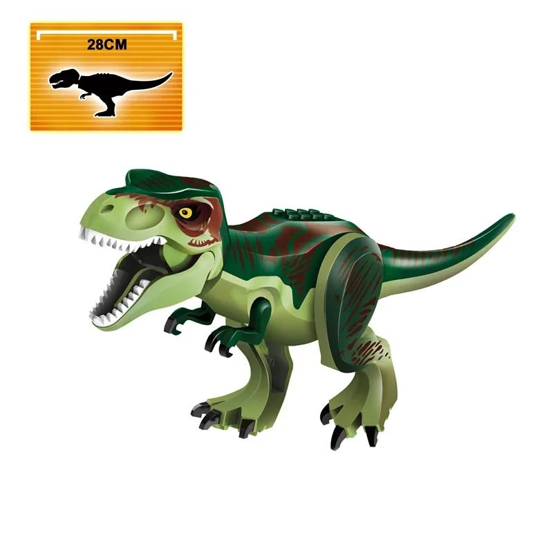 Jurassic World 2 Dinosaurs Figures Tyrannosaurus Rex Indominus Rex I-Rex Indoraptor Building Blocks Kids Toy Compatible