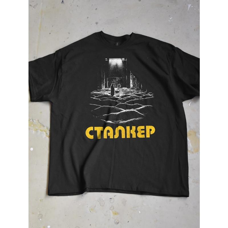 Undercover Film T-Shirt Andrei Tarkovsky Kult Klassiker Film T-Shirt Mit Ikonischem Logo Lässiges Rundhals Shirt