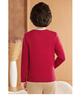 2025 New Autumn/Winter Faux Two-Piece Plus Velvet Sweater for Middle-Aged & Elderly Women, Warm Velvet Base Layer Shirt