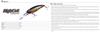 OSP High Cut DR Rattle 60 mm 5.4 grams Floating Lure H-43 (3069)