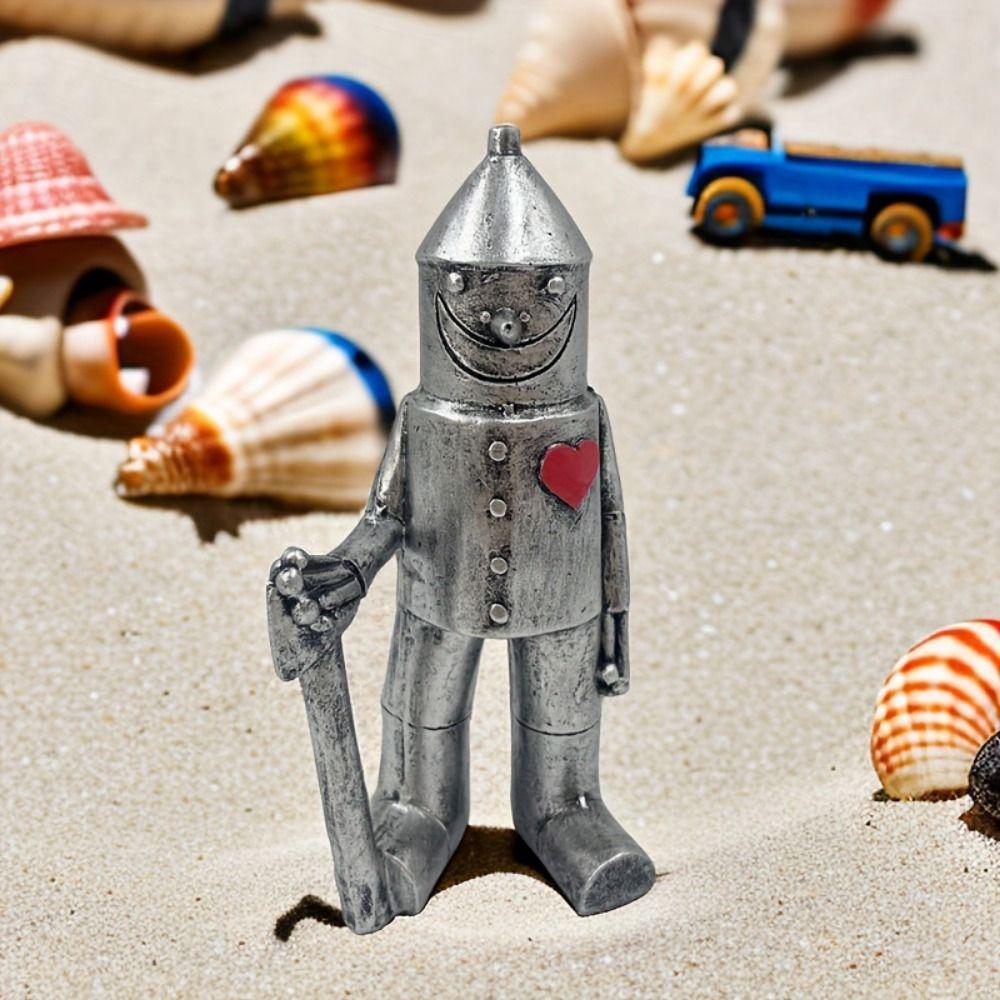 

Rustic Soldier Yard Ornaments Crafted Resin Sculpture Creative Love Soldier Statue Christmas Soldier