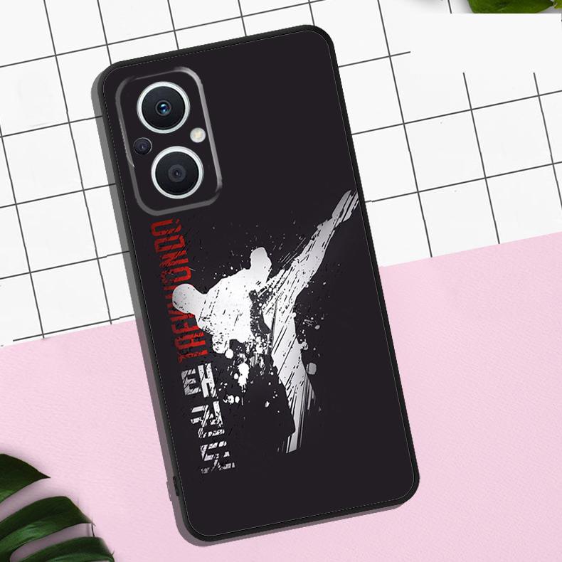 Kung Fu Taekwondo Karate Case For OPPO Reno 13 12 11 F 8T 7 8 10 Pro OPPO Find X8 Pro X6 Pro X3 X5 Lite Cover Coque