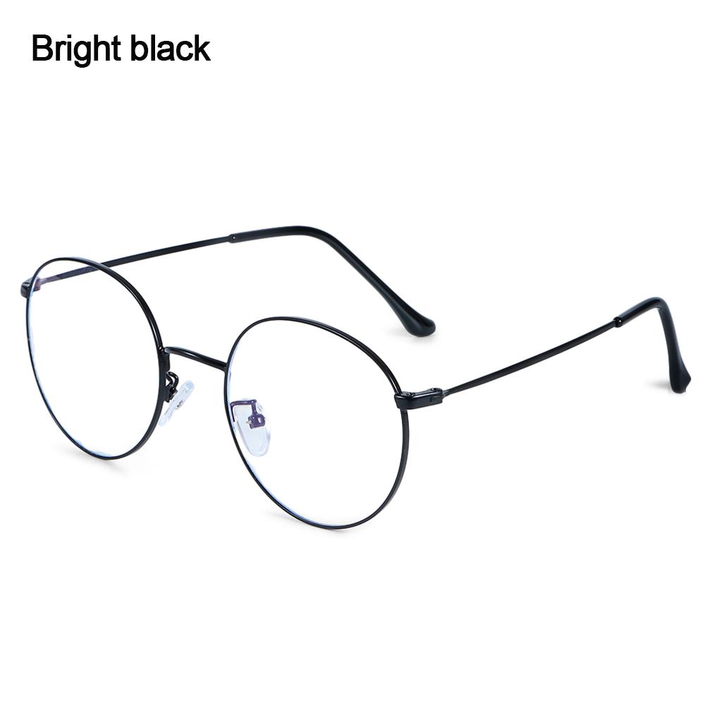 Fashion Anti Blue Light Glasses Retro Metal Round Frame Glasses Men Women Radiation Protection Anti-Reflective Computer Goggles