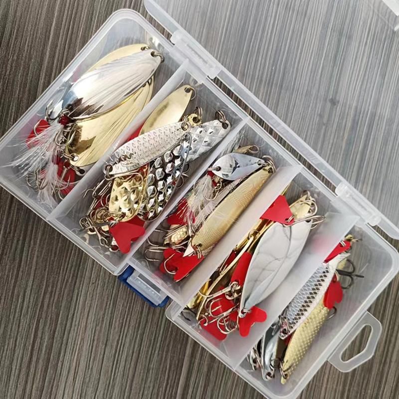 Mixed Fishing Lure Set Minnow Spoon Lure Soft Lure Fishing Accessory In Box Artificial Bait For Bass Pike Crank Dropshipping