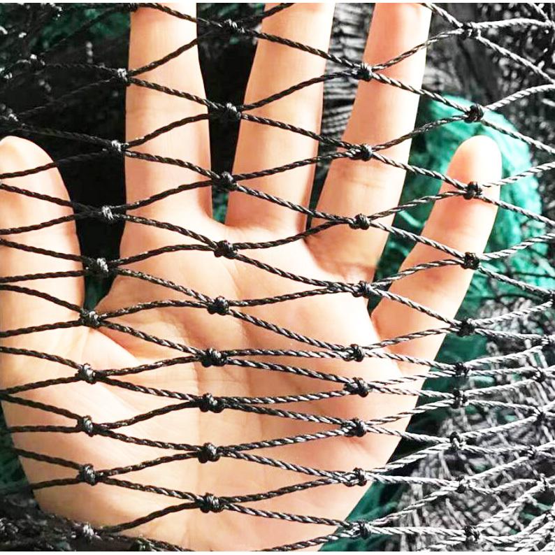 Black Heavy Duty Anti Bird Netting Garden Fence and Crops Protective Fencing Mesh Anti Bird Deer Cat Dog Chicken Net Fishing Net