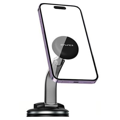 Awei Magnetic Car Holder X45For Windshield/On Dashboard Black/Black