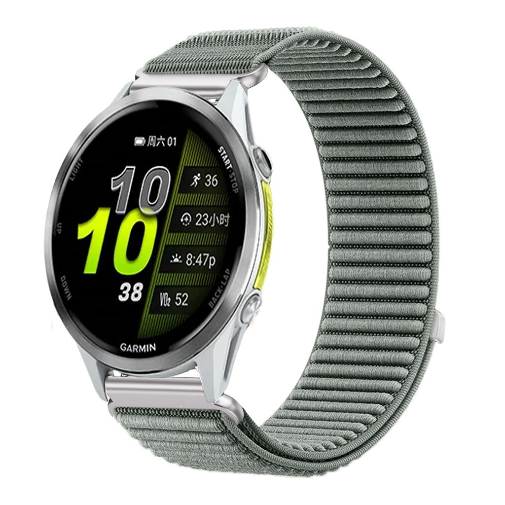 18mm 20mm 22mm Nylon Loop Strap for Garmin Forerunner 970 570 965 955 165 55/Venu 4 45mm 41mm Bracelet for Garmin Vivoactive 6 5