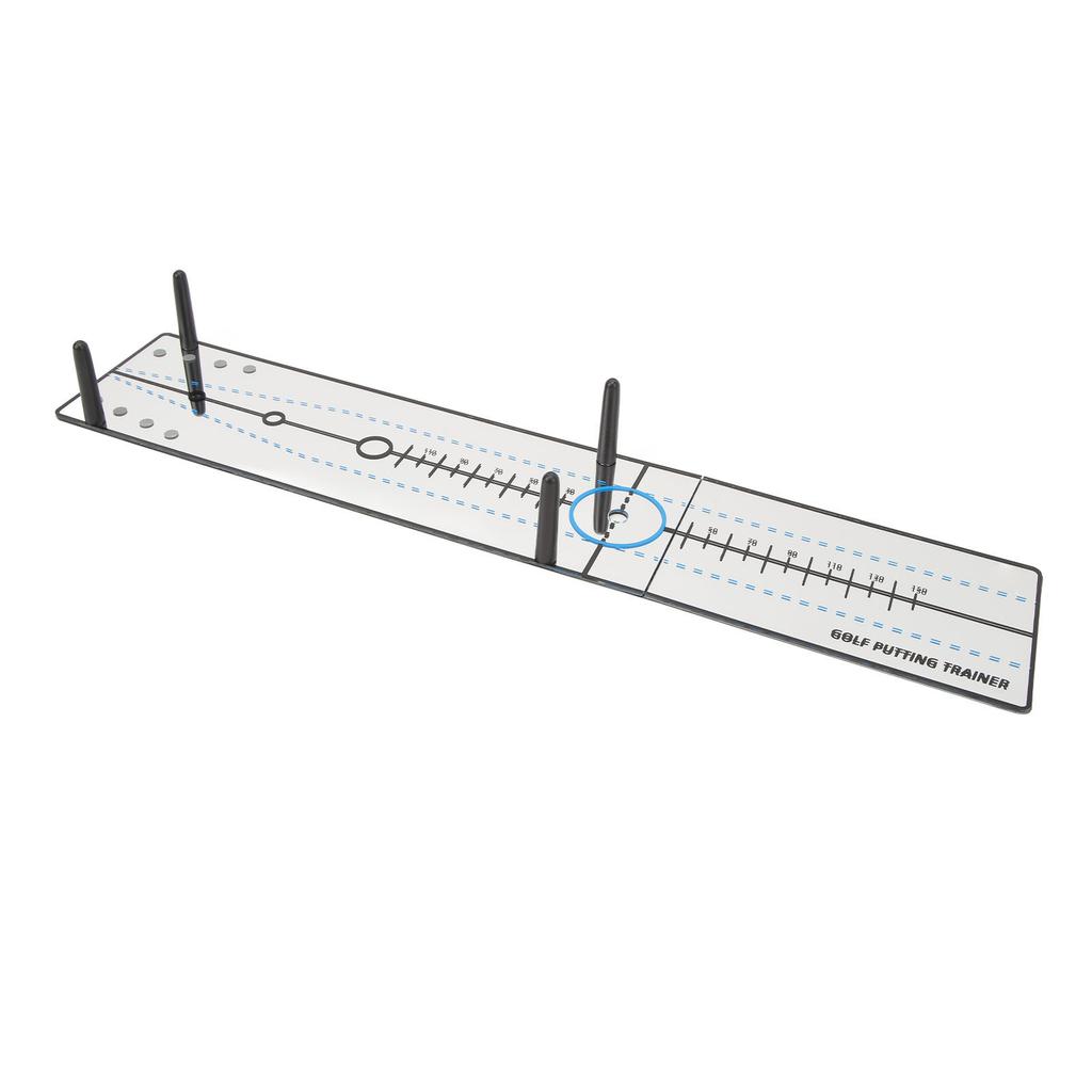 Golf Putting Alignment Mirror with Putter Line Acrylic Foldable Golf Alignment Tool for Training