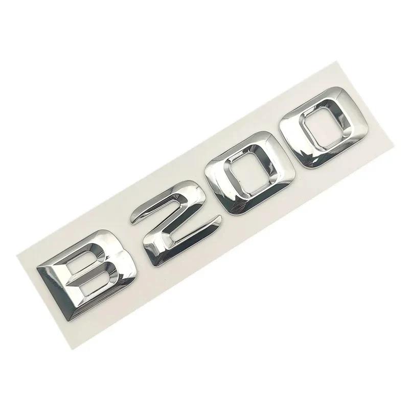 Car Rear Trunk Letters Emblem Logo High Quality Stickers For Mercedes Benz B180 B200 B220 B250 B260 W246 W245 Auto Accessories BC1