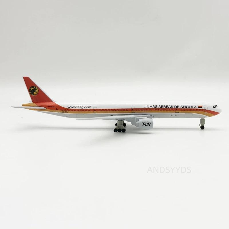 20cm Angola Airways B777 1/400 Scale Diecast Alloy Airplane With Landing Gear Model For Home Collection Hobby Gift Aviation