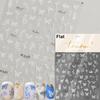 Jelly Butterfly 5D Nail Art Sticker Rhinestone Crystal Charming Shiny Insect Animals DIY Self Adhesive Decoration Manicure Decal