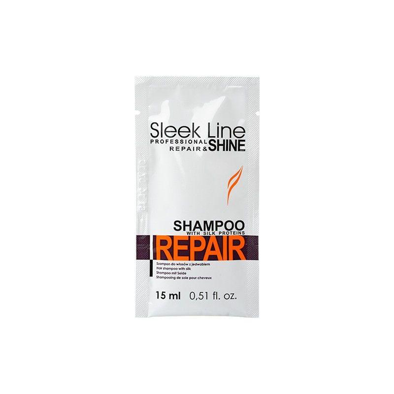 Stapiz Silk Infusion Repair Shampoo - 15ml for Revitalizing Damaged Hair