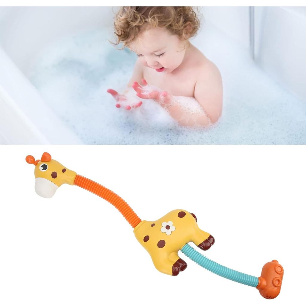 Baby Bath Shower Head Electric Giraffe Shower Bath Toy Kids Bath Water Spray Toy Baby Water Feature