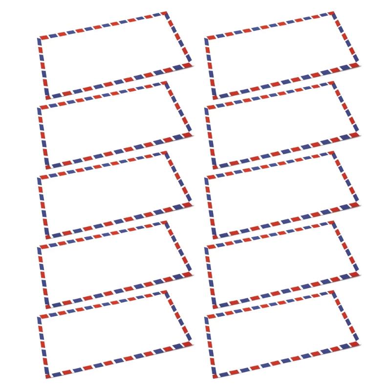 

5/15/20pcs Envelope Airmail Envelopes With Aviation Simple Office Supplies for Letters Party Invitation