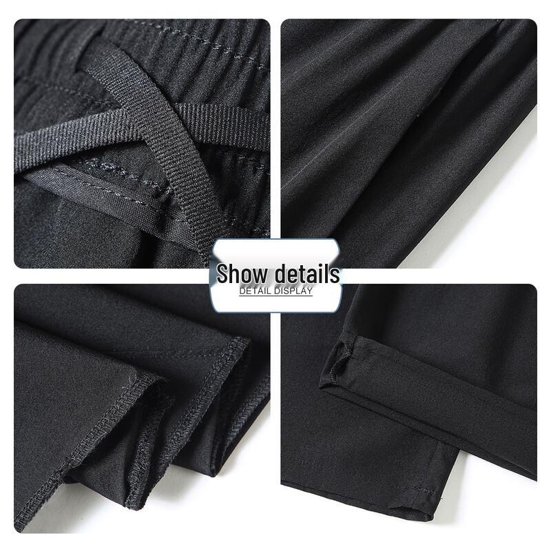 Pánské neformální kalhoty s ochranou proti slunci a chladicím efektem, rovný střih