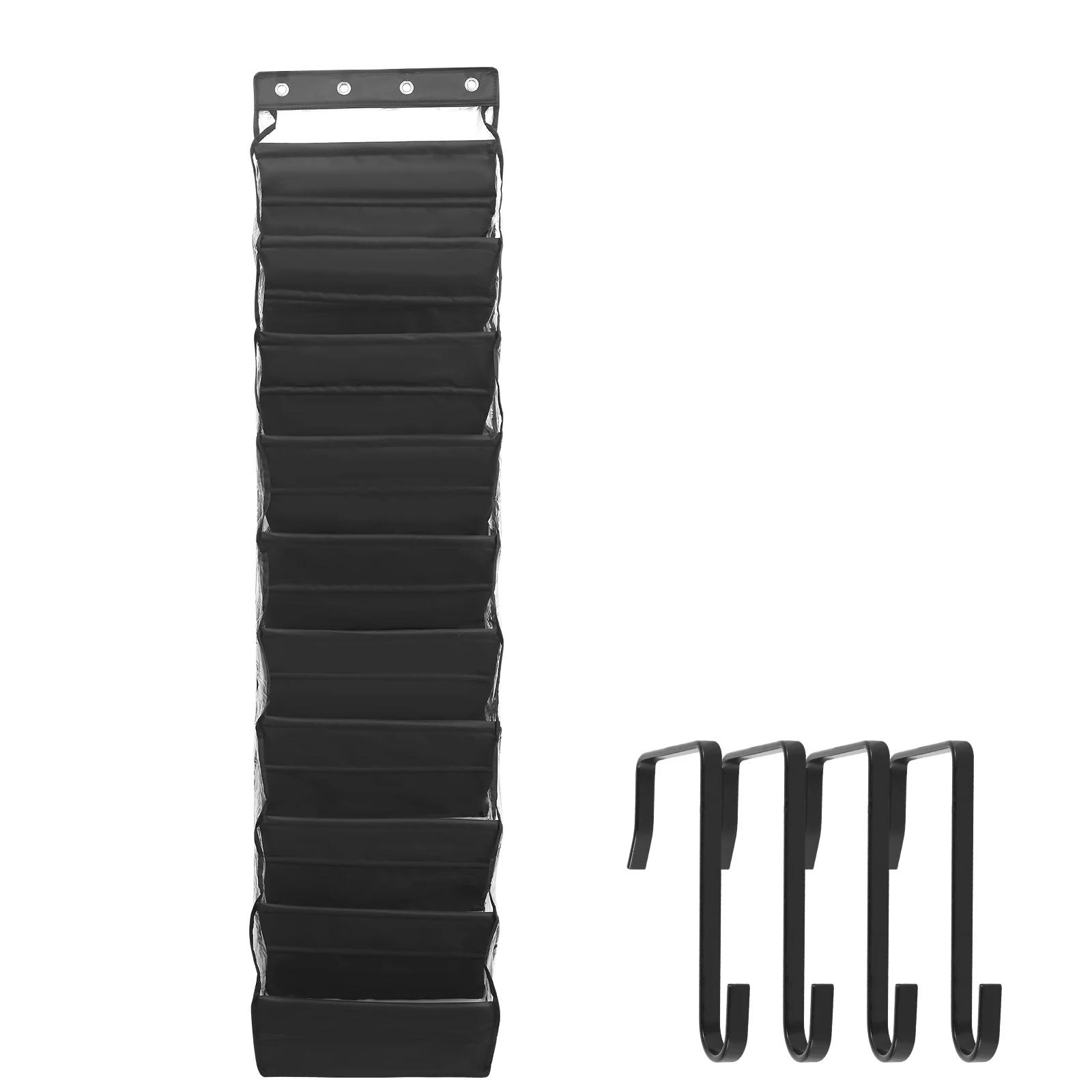 

10 Tier Over The Door Shoe Rack Cloth Hanging Shoe Rack Fabric Cabinet Closet Organizer Clothes Storage Bag чорний