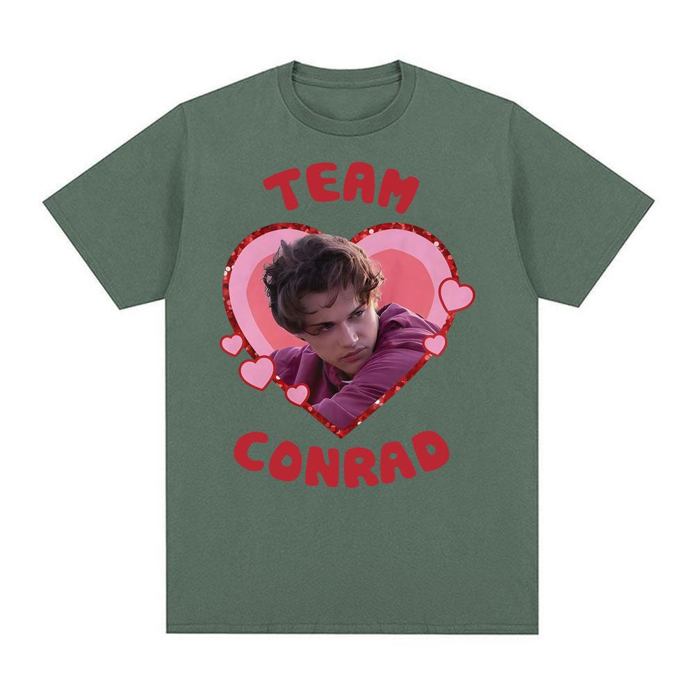 Team Conrad Das Sommer, in dem ich schön wurde T-Shirt Vintage Conrad Fisher Film T-Shirt Unisex Damen Harajuku Mode 100% Baumwolle T-Shirt