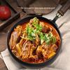 28cm Traditioneller Zhangqiu Eisen Wok mit flachem Boden, Unbeschichtete Antihaft-Bratpfanne