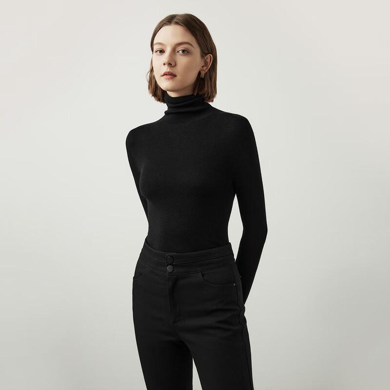 

LANCY Свитер из чистой шерсти с высоким воротом S