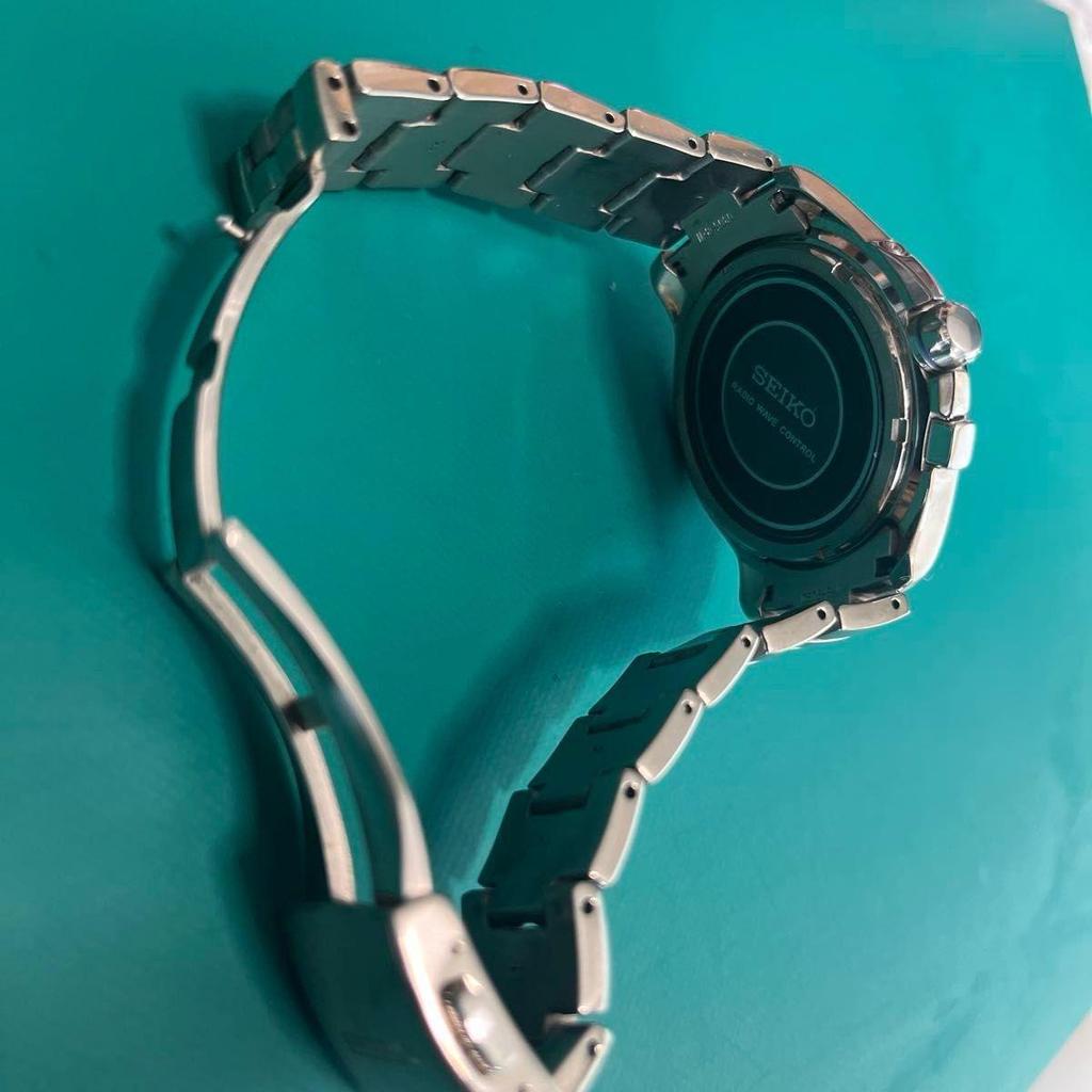 Used [Solar, Radio] SEIKO SBTM037 Titanium 7B22-0BB0 Navy