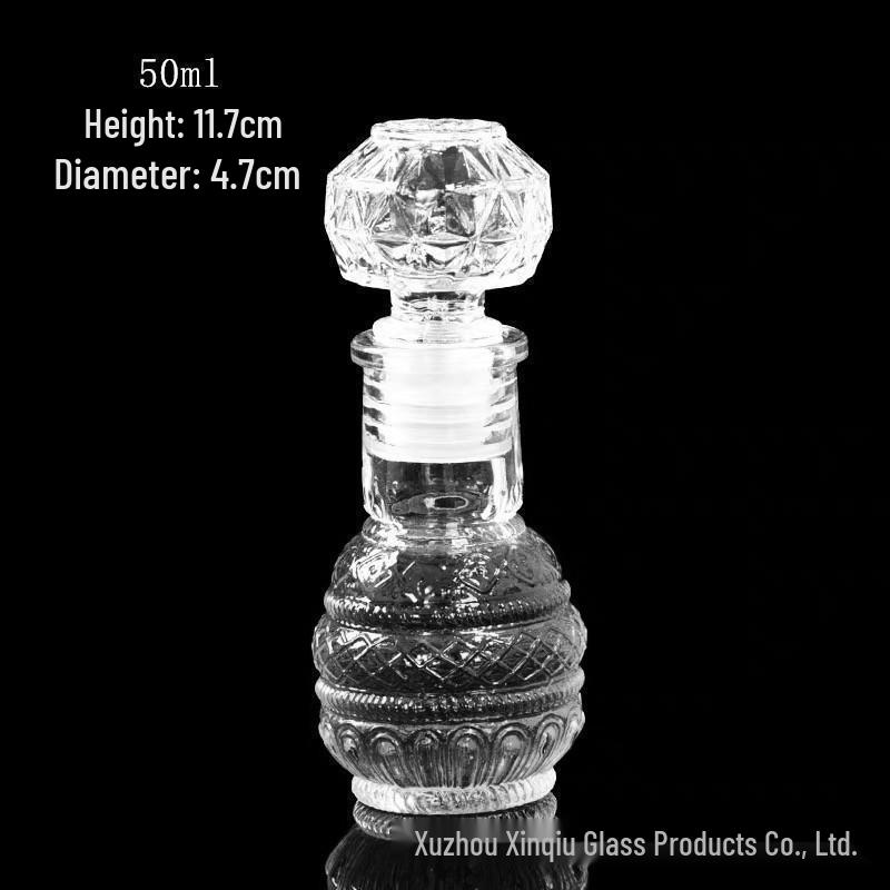 Creative Crystal Diamond Wine Decanter: 50ml-1000ml Transparent Red Wine Bottle