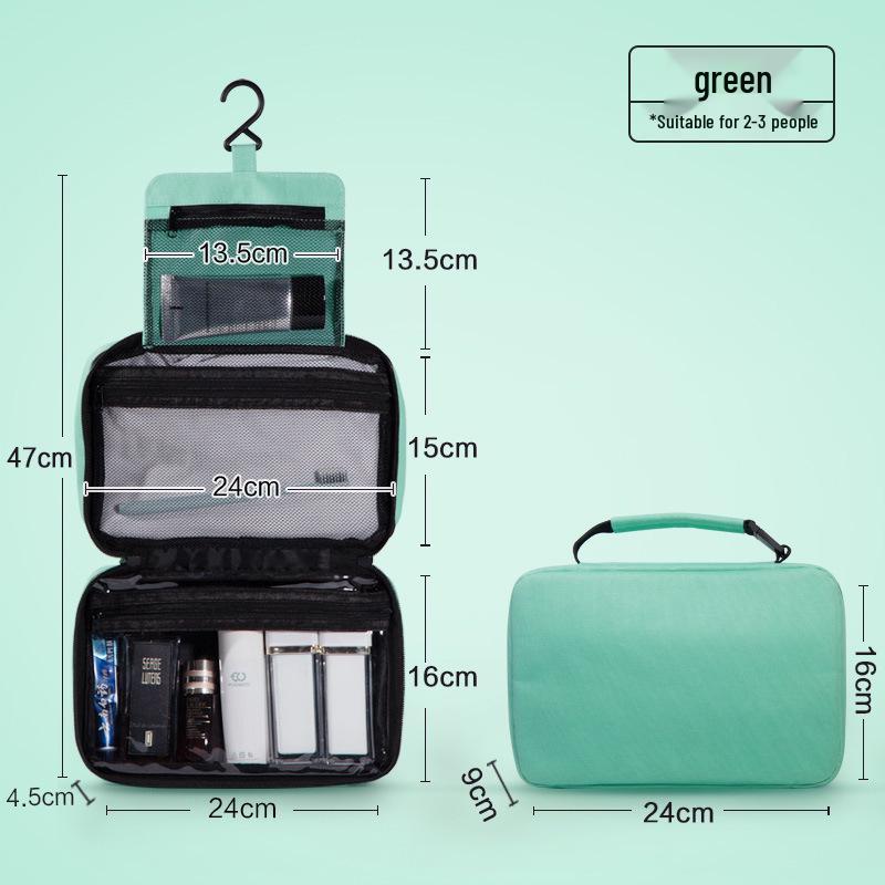 Bolsa de Higiene Masculina de Viagem Impermeável Pendurável de Grande Capacidade - 40% de Desconto