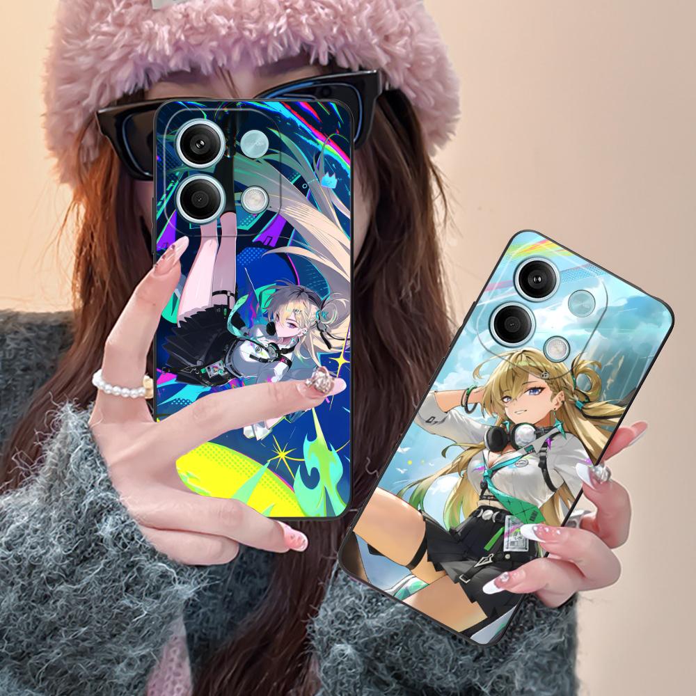Wuthering Waves Lynae Phone Case for Xiaomi Redmi Note 14 13 12 11 S Pro Plus 4G 5G Colorful Printing Cover Pretty Luxury Cover