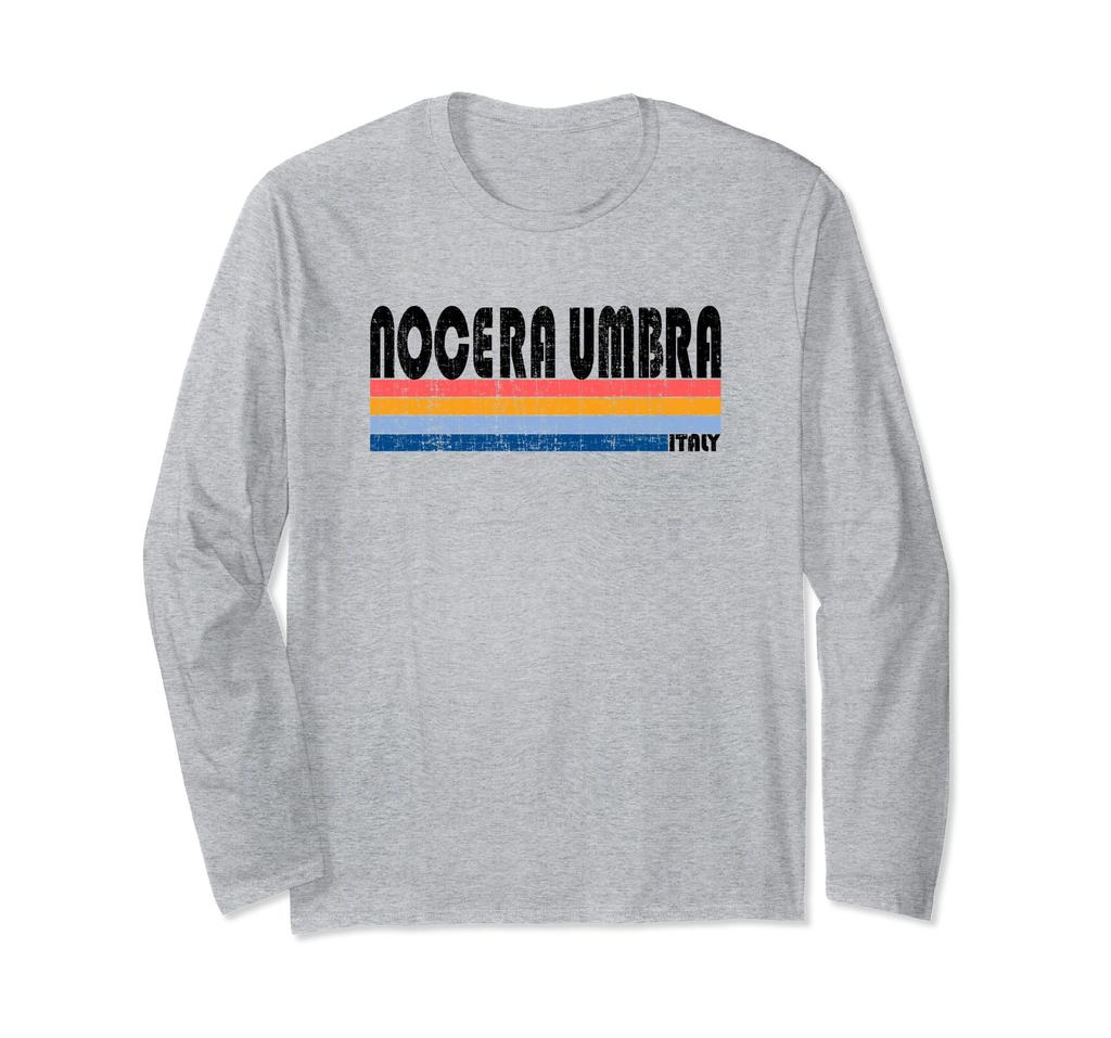 Nocera Umbra Italian Retro Style Long Sleeve 70s/80s T-Shirt