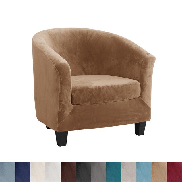 

Бархатные клубные кресла для ванны, чехлы на стулья, эластичные чехлы для диванов, чехлы для диванов с чехлами на подушки сидений, барная стойка