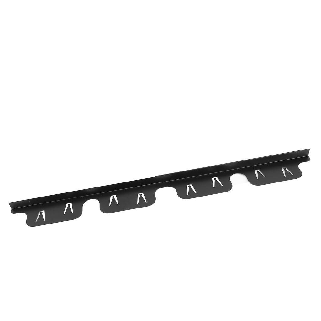 2 Pair of Stainless Steel Stove Crevice Cover Adjustable Filler Counter Guard Black