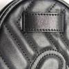 [Gebraucht] Gucci gesteppte Leder GG Marmont Matelassé Gürteltasche 38/95 'Schwarz' - Gut #1TOV7IS