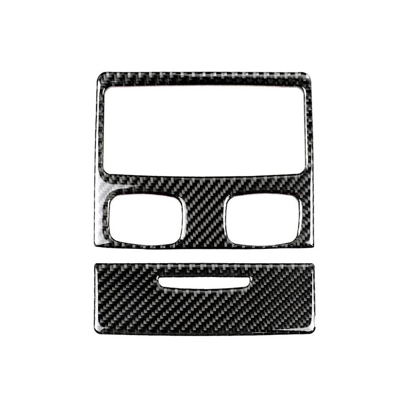 Car Sticker For BMW 3 Series E90 E92 E93 2005-2012 Carbon Fiber Rear Air Condition Outlet Panel Frame Cover Trim