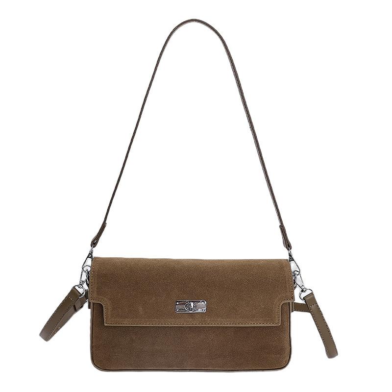 Premium sense bag women's 2025 new trendy niche armpit bag going out to work commuting single shoulder crossbody small square bag