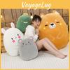 Cute Dinosaur Rabbit Pig Cartoon Animal Plush Toy Pillow For Girls Soft And Cuddly Stuffed Doll