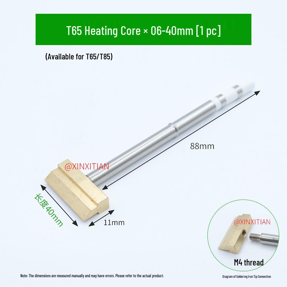 T12 Brass Desoldering Soldering Iron Tip C245/T65 for Circuit Board Component Pins