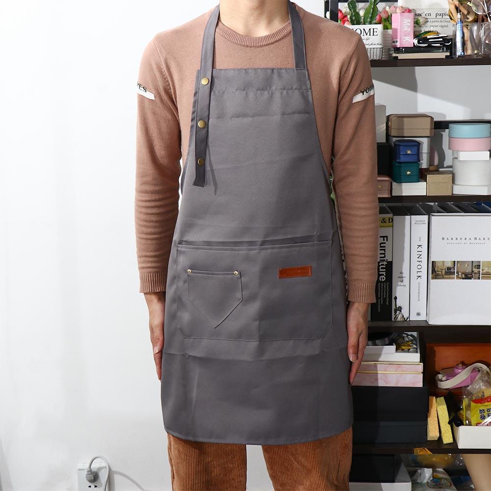 

Unisex BBQ Cafe Shop Baking Cooking Chef Waiter Apron Bibs Kitchen Canvas Kitchen Accessory