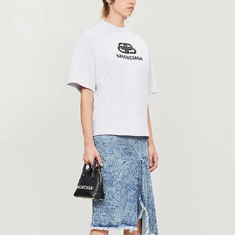 Balenciaga T Shirt Women's Gray 583098TFV652569