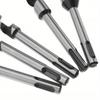 5 τεμαχίων 230mm SDS Plus Στρογγυλό Στέλεχος 6 10 14 18 20mm Ξυλουργική Τρυπάνι Μετάλλου Πριόνι Γυψοσανίδας Downlight Reaming λεπτό πλαστικό φύλλο