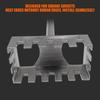 Square Hole Cutter for Electric Hammer Stainless Steel Socket Slot Cutter Creative High Carbon Steel Cutout Saw