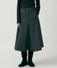 MOTT Wool Flare Long Skirt - Charcoal