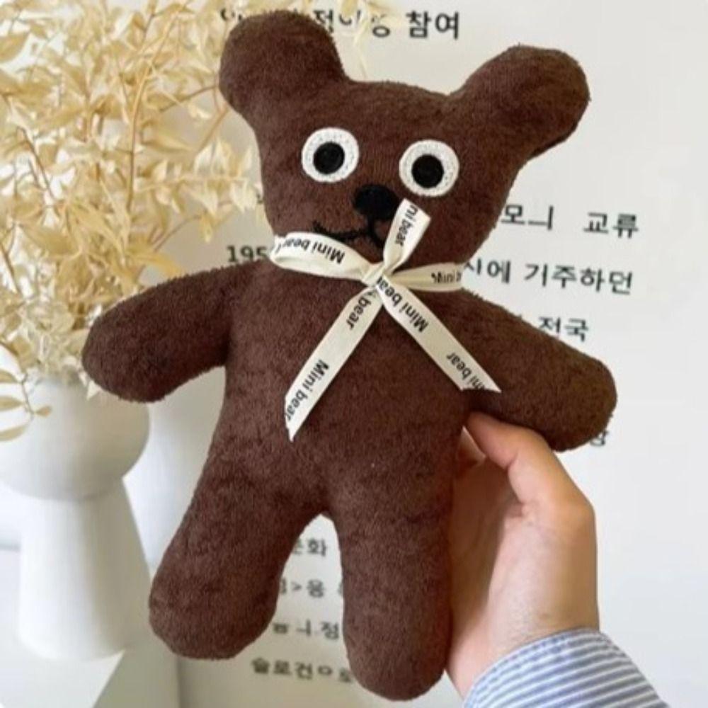 

Mini Bear Appease Doll Cute Stuffed Animals Doll Soft Biscuit Bear Plush Toy Party