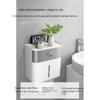 Toilet Tissue Box Toilet Paper Rack Toilet Wall-Mounted Creative Punch-Free Waterproof Toilet Paper Tissue Roll Box