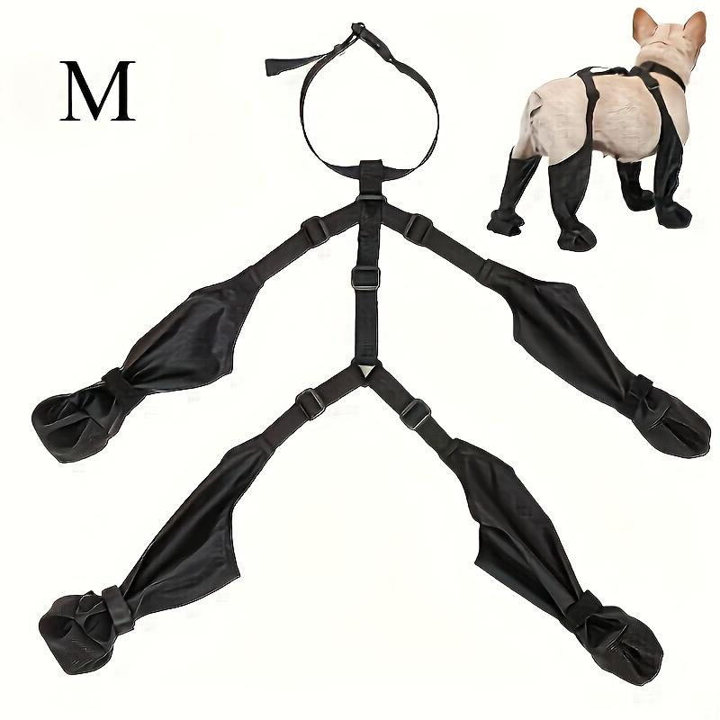 Atmungsaktive, wasserdichte und verstellbare Hundestiefel Schützende Haustierschuhe für den Innen- und Außenbereich, Ideal für Hundespazierstiefel