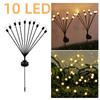 6/8/10 LED Luci da giardino ad energia solare Luci lucciola Luci oscillanti vibranti impermeabili per esterni per la decorazione del percorso del patio