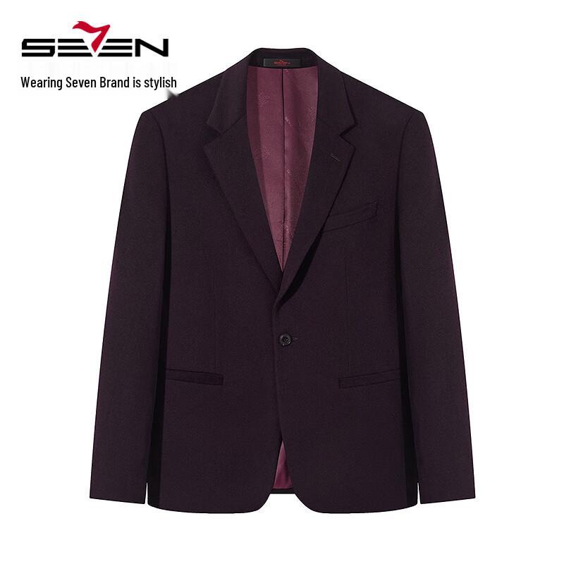 Qipai Men's Wool Blend Business Formal Suit Jacket